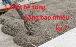 1m3 bê tông đổ được bao nhiêu m2 sàn