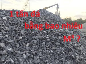 1 tấn đá bằng bao nhiêu m3
